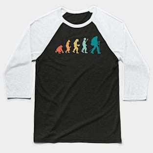 Evolution Hiking Baseball T-Shirt